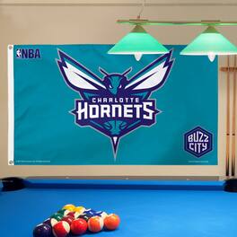 WinCraft - Charlotte Hornets 3' x 5' Deluxe Flag - Multicolor