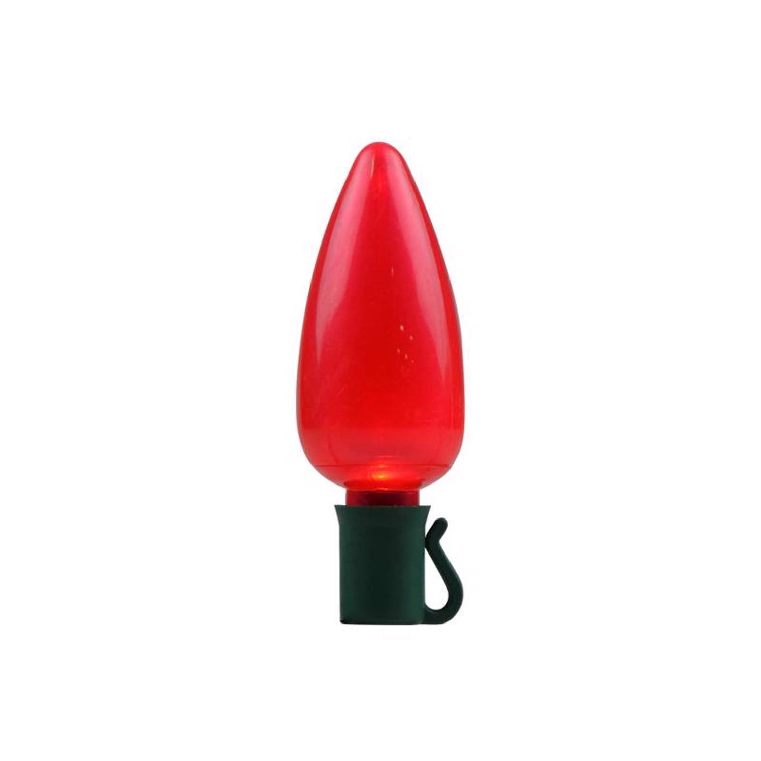 Left. Celebrations - Celebrations Platinum LED C9 Red/Green/Pure White 25 ct String Christmas Lights 24 ft..