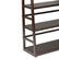 Alt View 12. Simpli Home - Acadian Wide Ladder Shelf Bookcase - Brunette Brown.