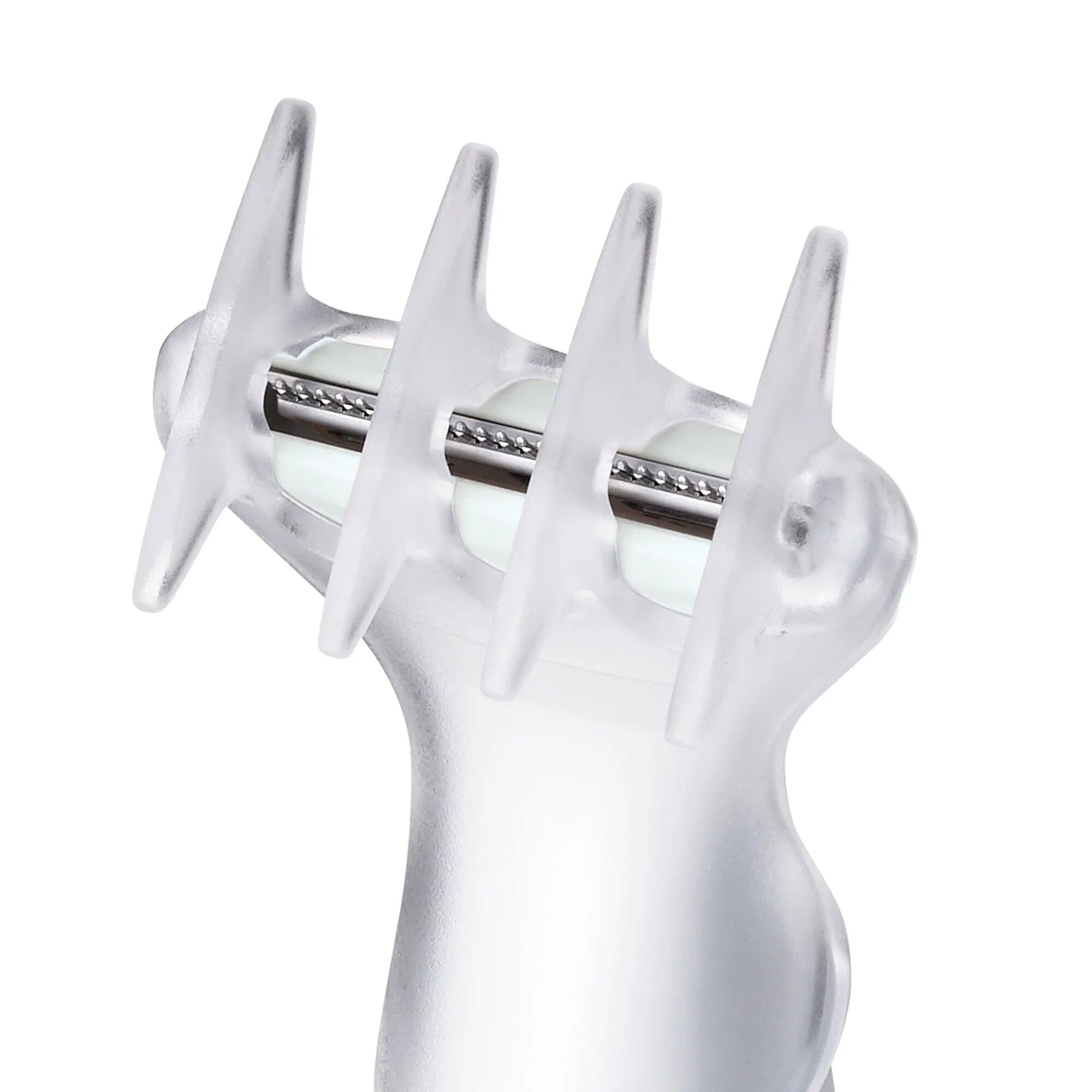 Alt View 5. Panasonic - Bikini Trimmer, Extra-Wide Head, Updated Foils with 4 Attachments - White.