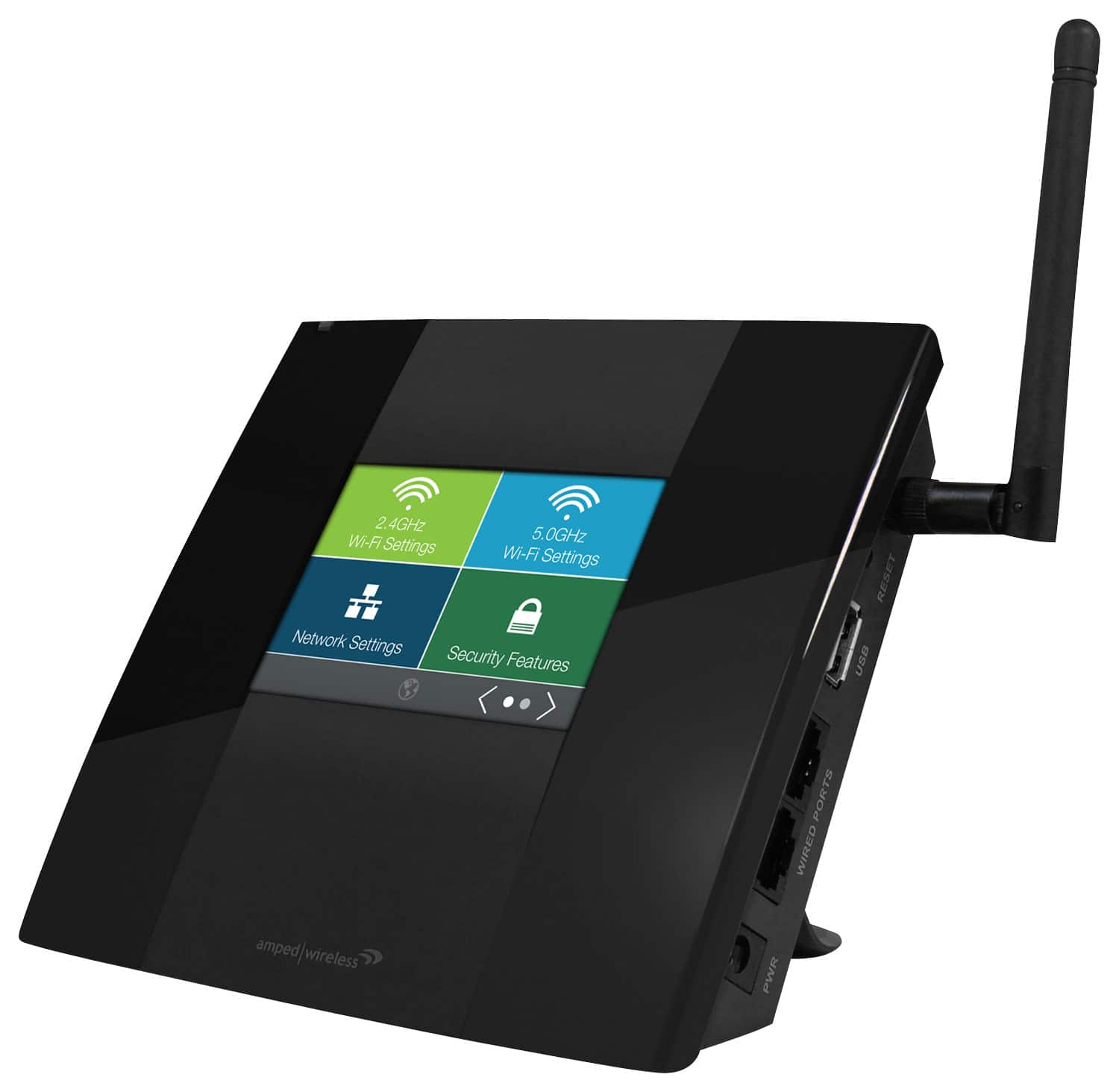 Best Buy: Amped Wireless High Power AC750 Wi-Fi Router Black TAPR2