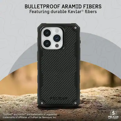 Pelican Shield (Works with Magsafe) iPhone 15 Pro Max - Black Pelican Shield (Works with Magsafe) iPhone 15 Pro Max - Black