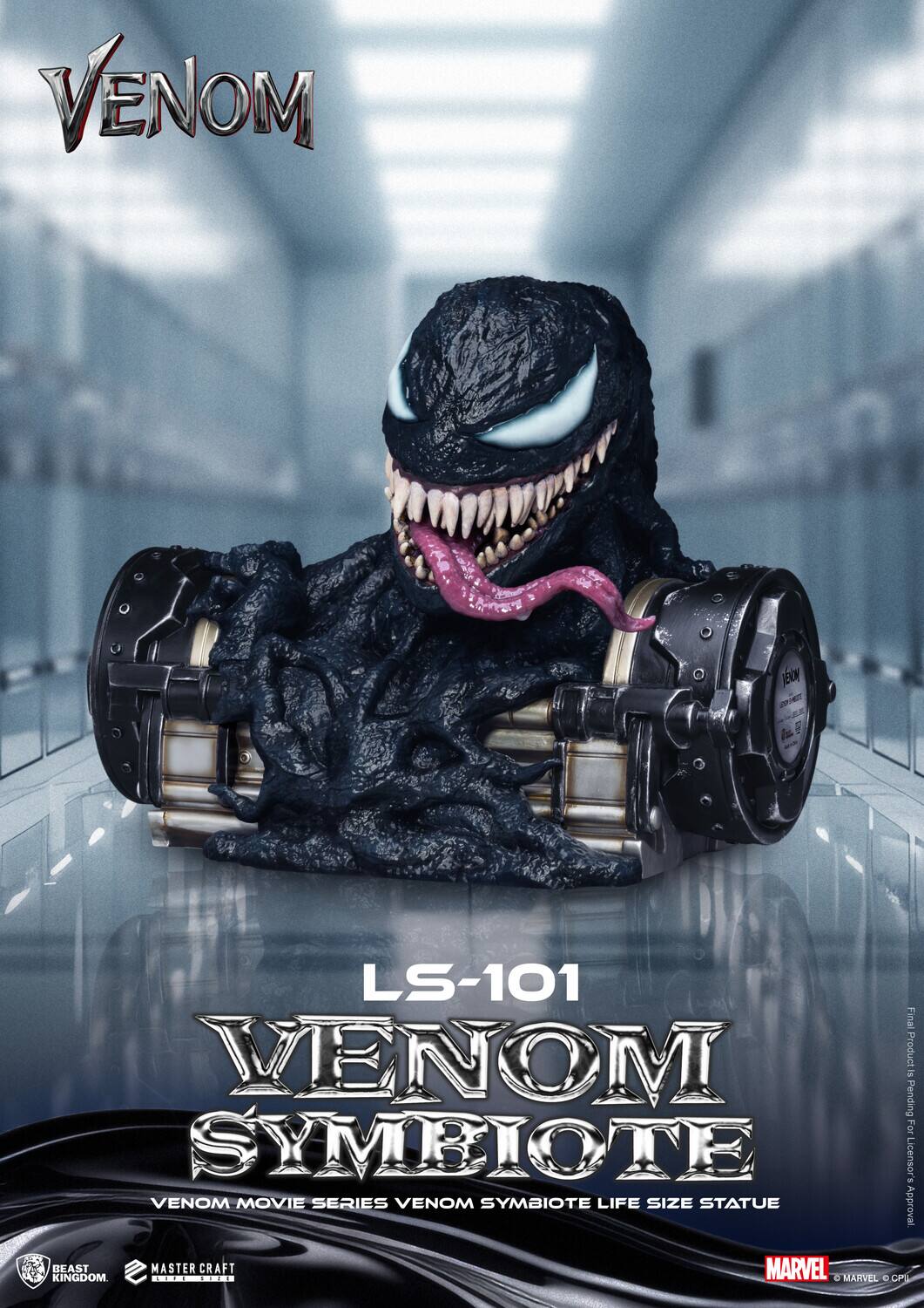 VENOM EON 5 LS-101 Final VENOM Product a Pending For SYMBIOTE Licensor's VENOM MOVIE SERIES VENOM SYMBIOTE LIFE SIZE STATUE Approval.

LS-101 VENOM SYMBIOTE  
VENOM MOVIE SERIES VENOM SYMBIOTE LIFE SIZE STATUE

BEAST MASTER CRAFT MARVEL KINGDOM

MARVEL © MARVEL © CPI