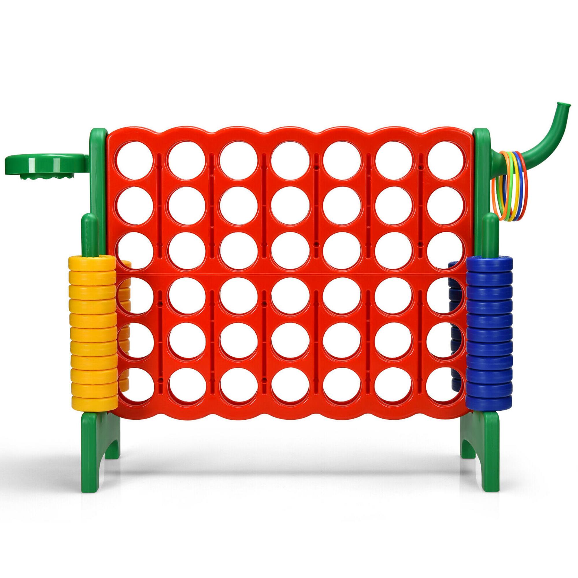 Alt View 9. Gymax - Gymax 2.5Ft 4-to-Score Giant Game Set Basketball Hoop Ring Game Indoor Outdoor.