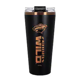 Great American Products - Minnesota Wild 30oz. Big Slim Tumbler - Black