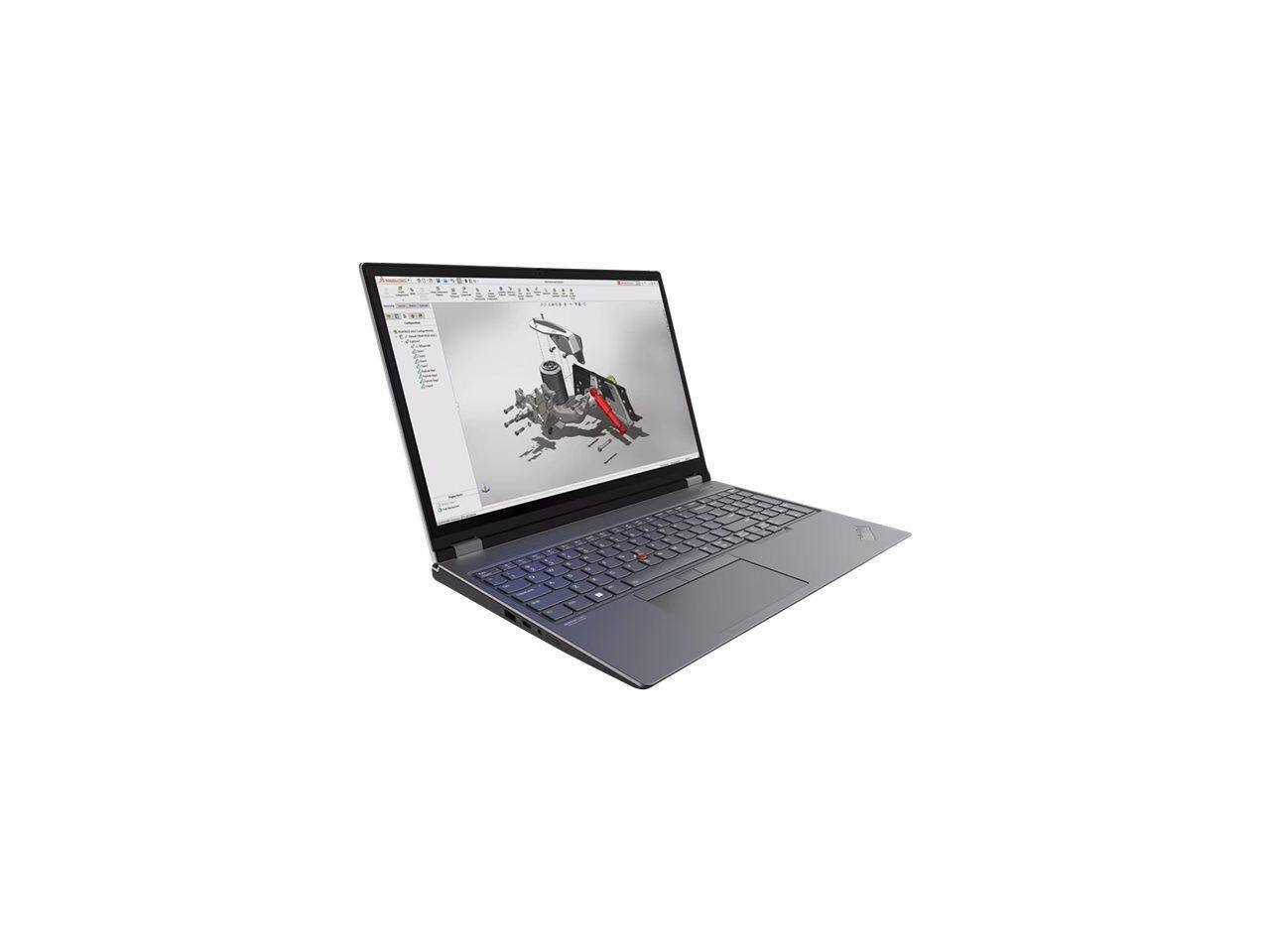 Lenovo - ThinkPad P16 Gen 2 16.0" Intel Core i7-13700HX NVIDIA RTX A1000 16GB Memory 512GB SSD Windows 11 Pro 21FA0032US - Villi Black