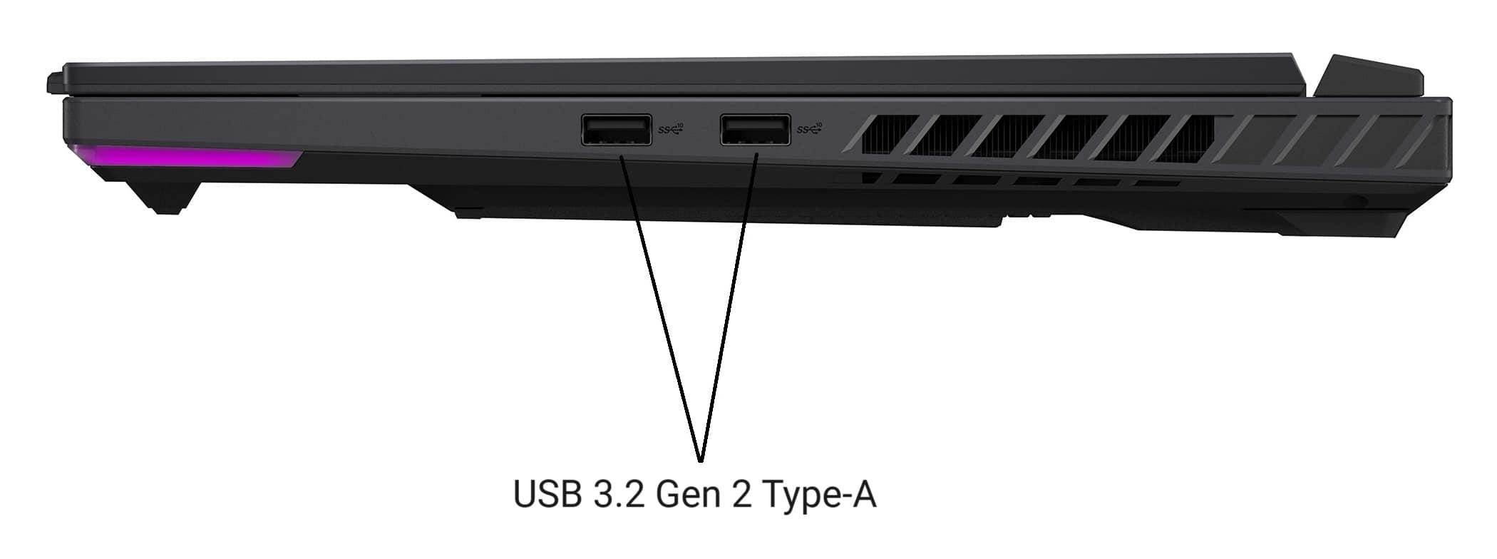 The text on the image reads "USB 3.2 Gen 2 Type-A."