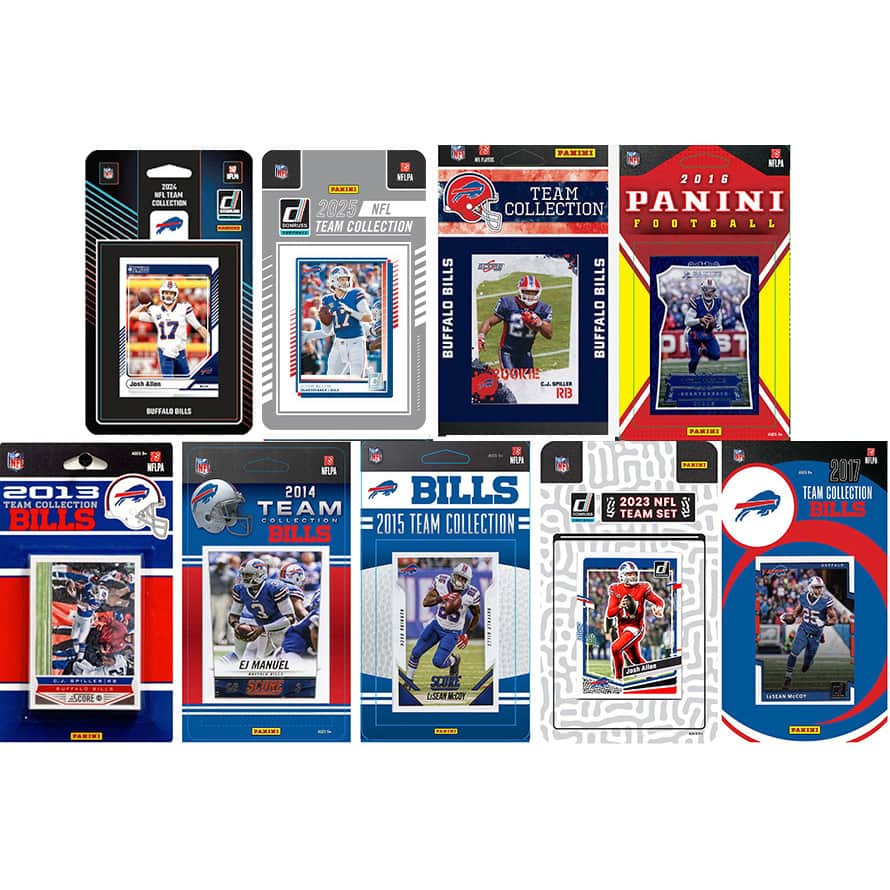 C&I Collectibles - Buffalo Bills Multi-Season Trading Card Set - Multicolor price history on PriceWatchPro