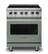 Front. Viking - 30 in. Wide 4 Elements 5 Series Freestanding Electric Range - Eucalyptus.