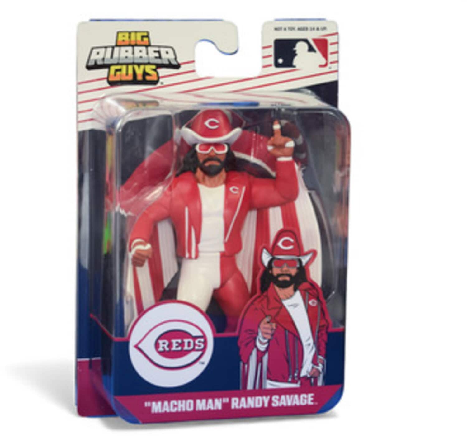 PopMarket - Big Rubber Guys Macho Man Randy Savage - MLB Cincinatti Reds 8 Figure - COLLECTIBLES - Multicolor price history on PriceWatchPro