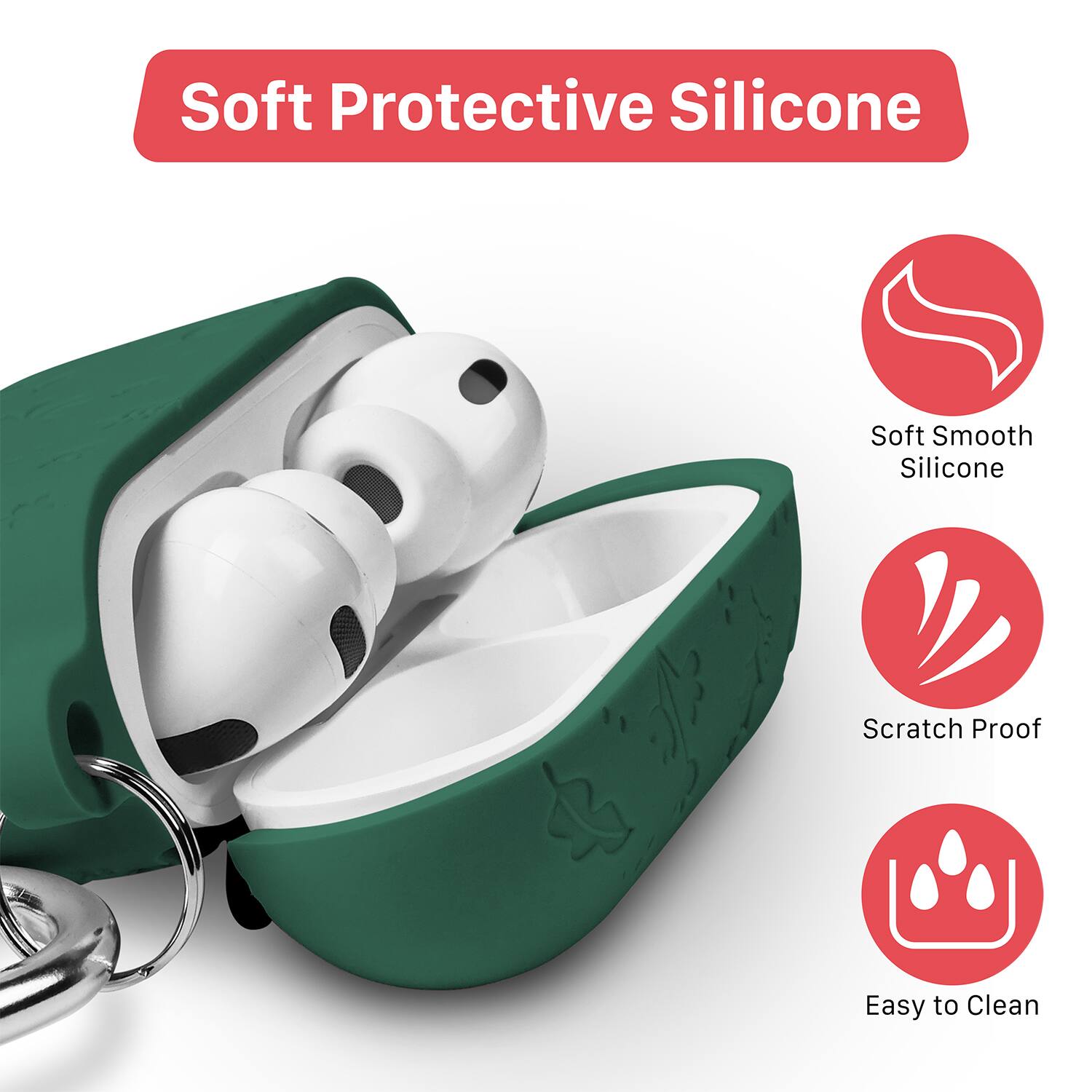 Soft Protective Silicone

- Soft Smooth Silicone
- Scratch Proof
- Easy to Clean