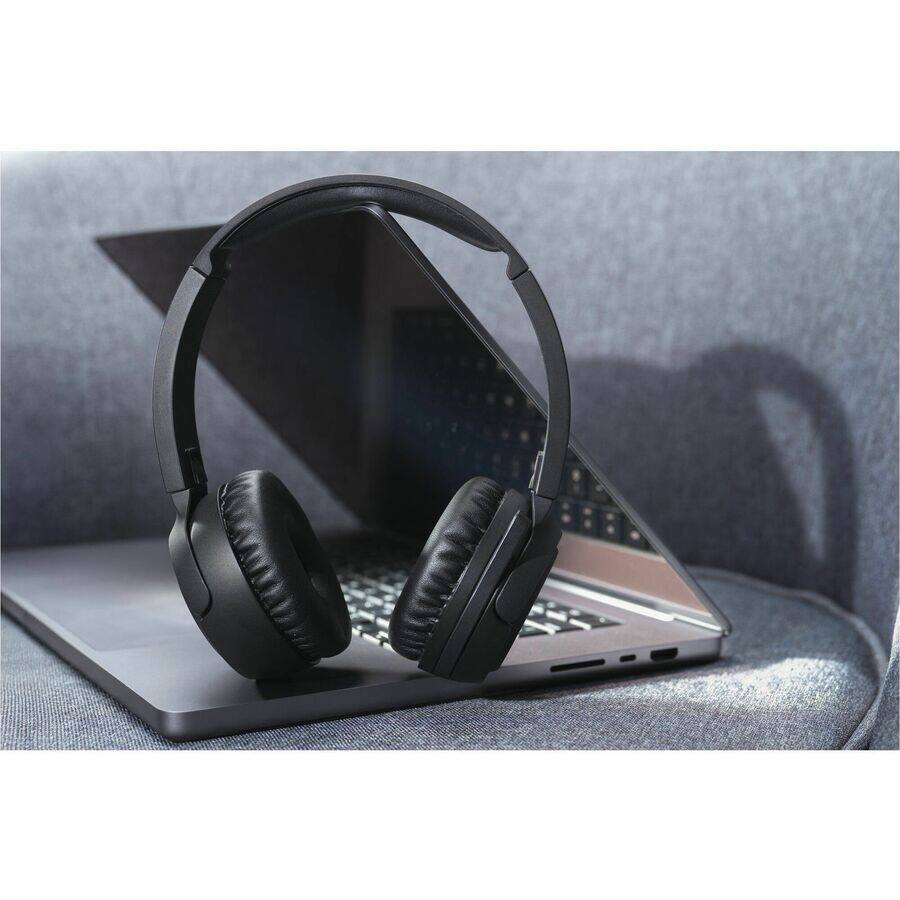 Alt View 2. Kensington - Kensington H1050 EQ Headset - Stereo - Wireless - Bluetooth - On-ear - Binaural - Black.