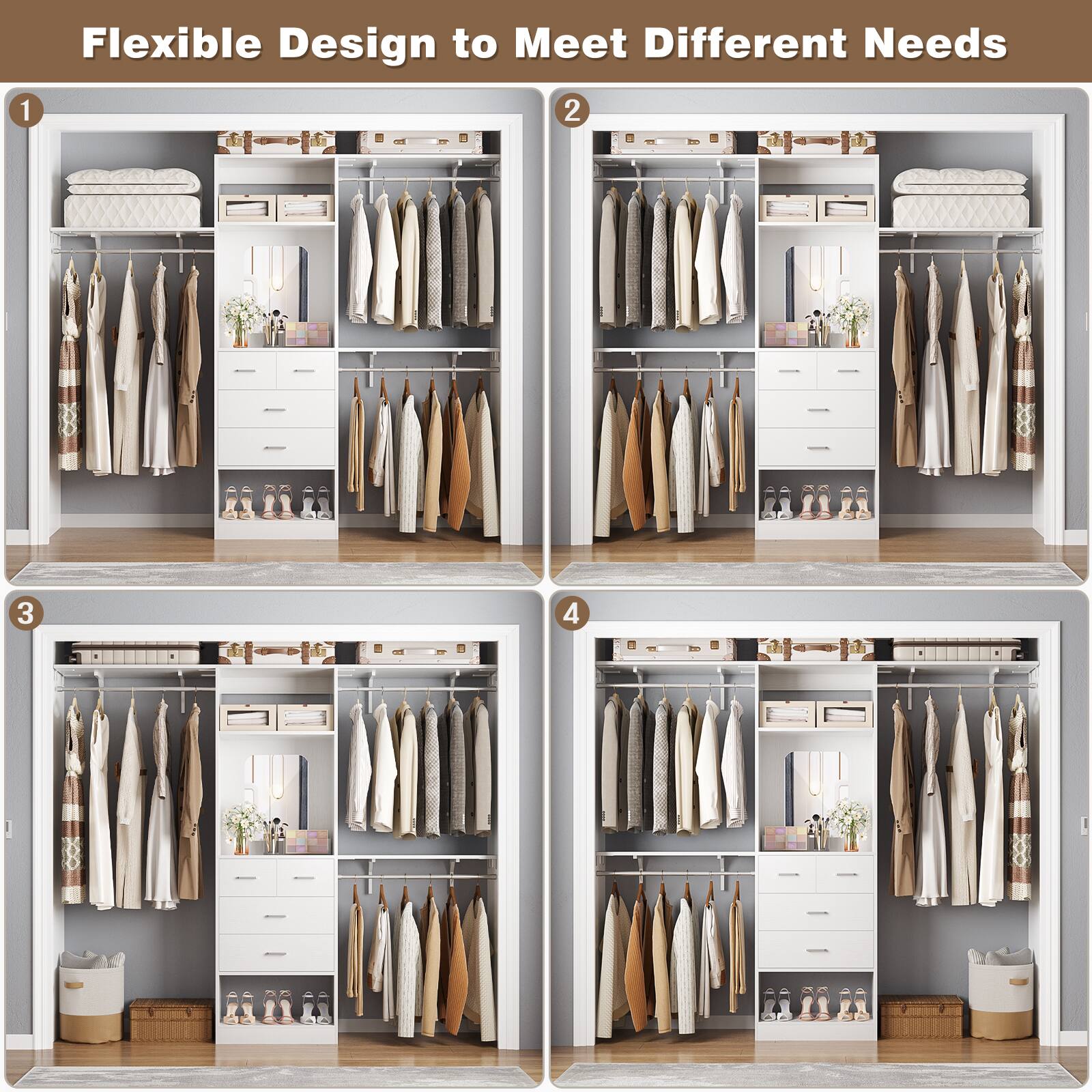 Flexible Design to Meet Different Needs

1

2

3

4