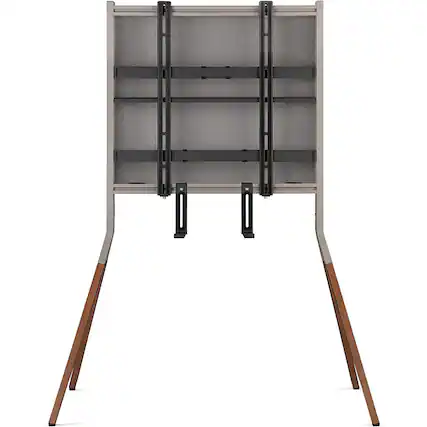 Front. One for All - TV STAND, FALCON, VESA 400, DARK, US - Grey, Walnut.