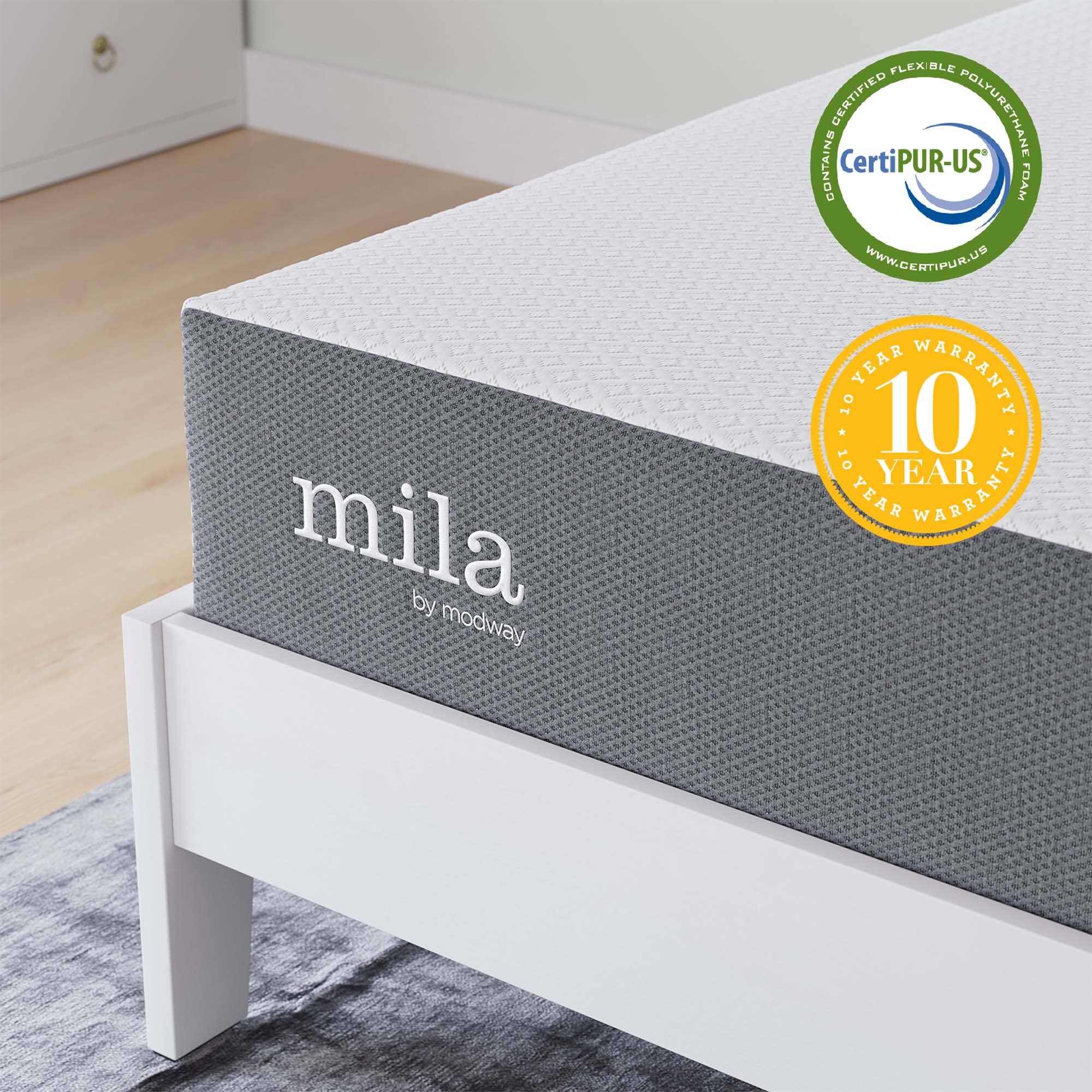 mila by modway

CONTAINS CERTIFIED FLEXIBLE POLYURETHANE FOAM
CertiPUR-US
WWW.CERTIPUR.US

10 YEAR WARRANTY