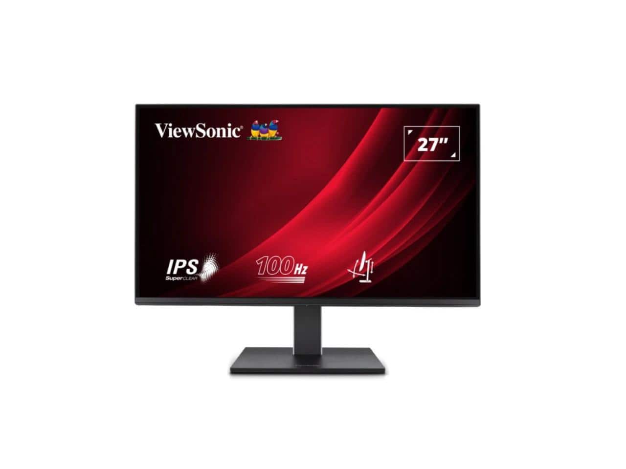 ViewSonic - VG2751 27" IPS 1080p Monitor - 100Hz, USB Hub, HDMI, DisplayPort, USB-C - Black