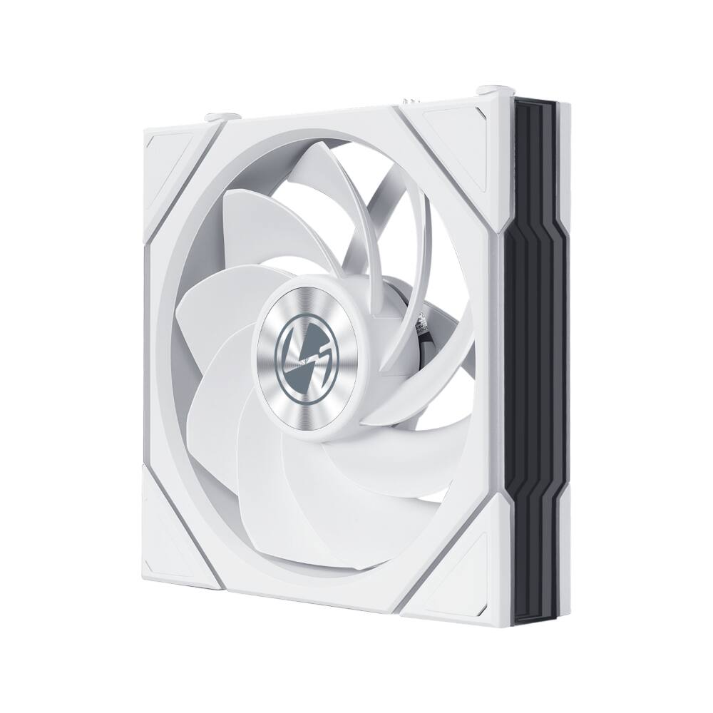 Back. Lian Li - UNI FAN TL Flex 120mm Reverse Blade ARGB Fan, Single Pack, Infinity Mirror, Controller Not Included(12RTL1F1W) - White.
