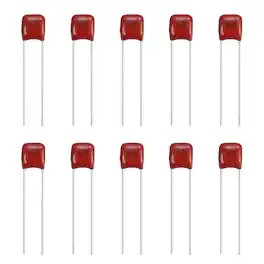 Unique Bargains - 20pcs 0.39uF 100V CBB21/CBB22 Metallized Polypropylene Film Capacitor Kit for Electronics - Red