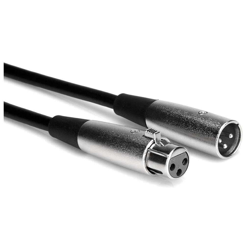 Hosa Technology 3 Pin XLR Female to 3 Pin XLR Male Microphone Cable, 10 ...