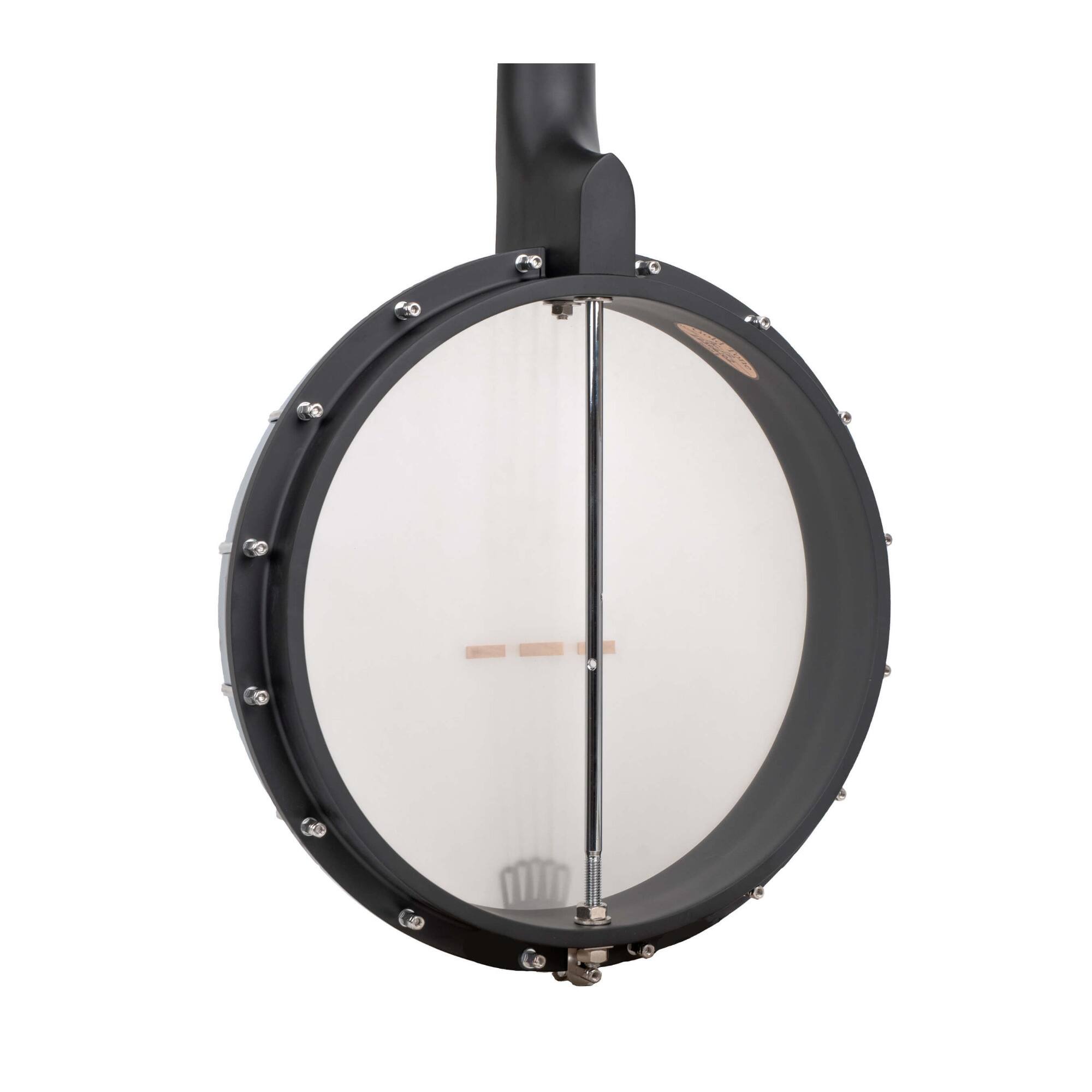 Left. Gold Tone - Gold Tone AC-12 12 Inch Acoustic Composite 5 String Open Back Banjo with Gig Bag.
