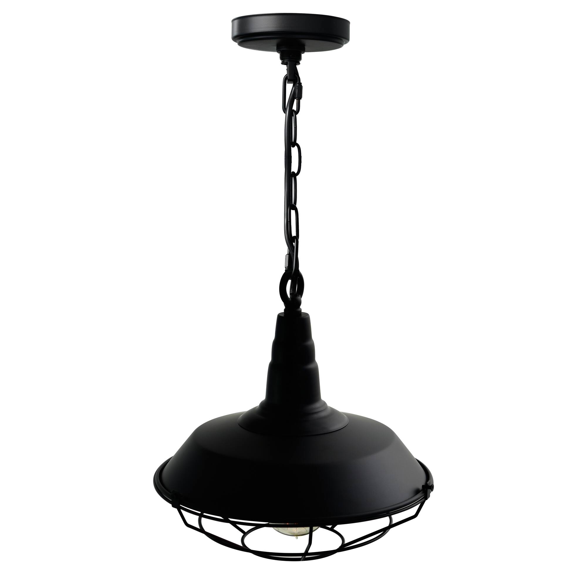 Back. CWI Lighting - Morgan 1 Light Down Mini Pendant With Black Finish - Black.