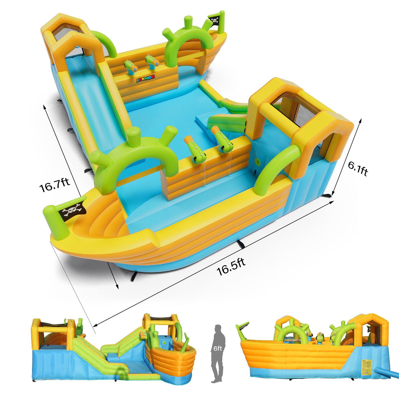 CYMO 16.7ft x 6.1ft x 16.5ft x 6ft