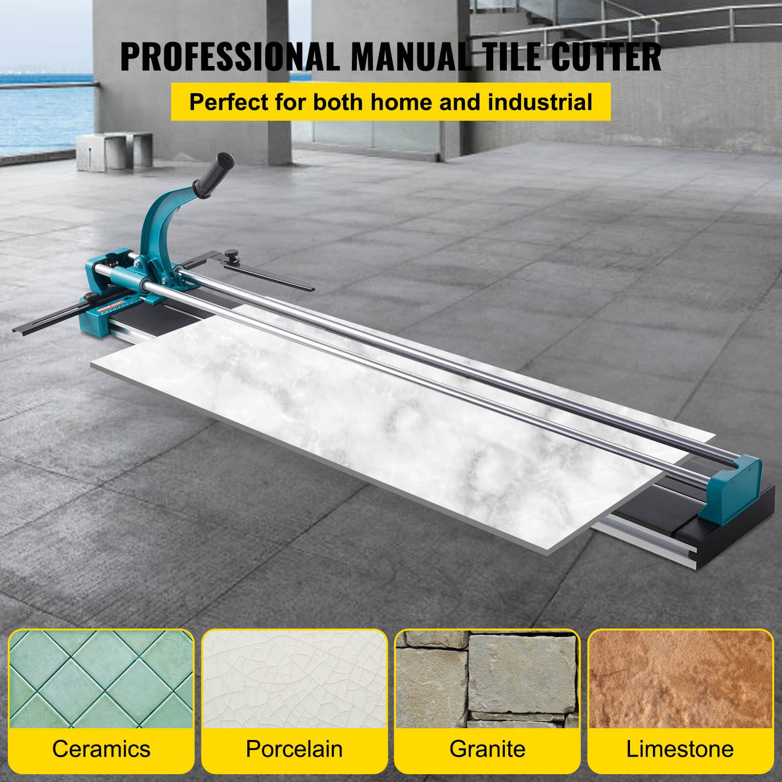 PROFESSIONAL MANUAL TILE CUTTER  
Perfect for both home and industrial  

Ceramics  
Porcelain  
Granite  
Limestone
