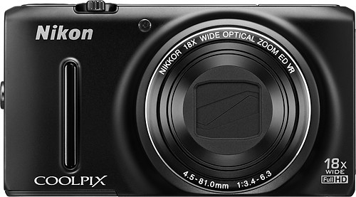 van nu af aan Gemaakt van Zogenaamd Best Buy: Nikon Coolpix S9400 18.1-Megapixel Digital Camera Black 26420