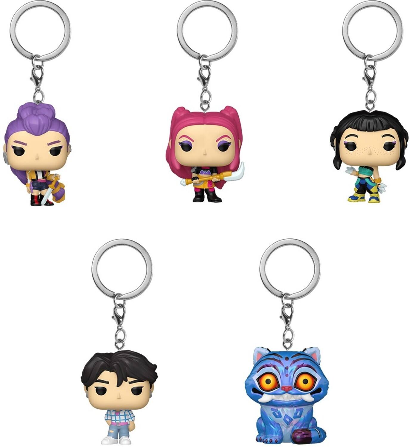 Front. Funko - Funko POP! Keychain: KPop Demon Hunters (One Random Keychain Per Purchase) (KPDH)   - COLLECTIBLES - Multicolor.