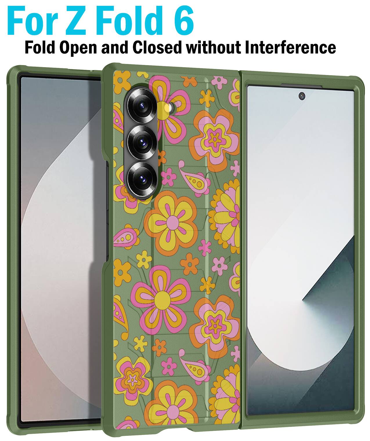 For Z Fold 6  
Fold Open and Closed without Interference