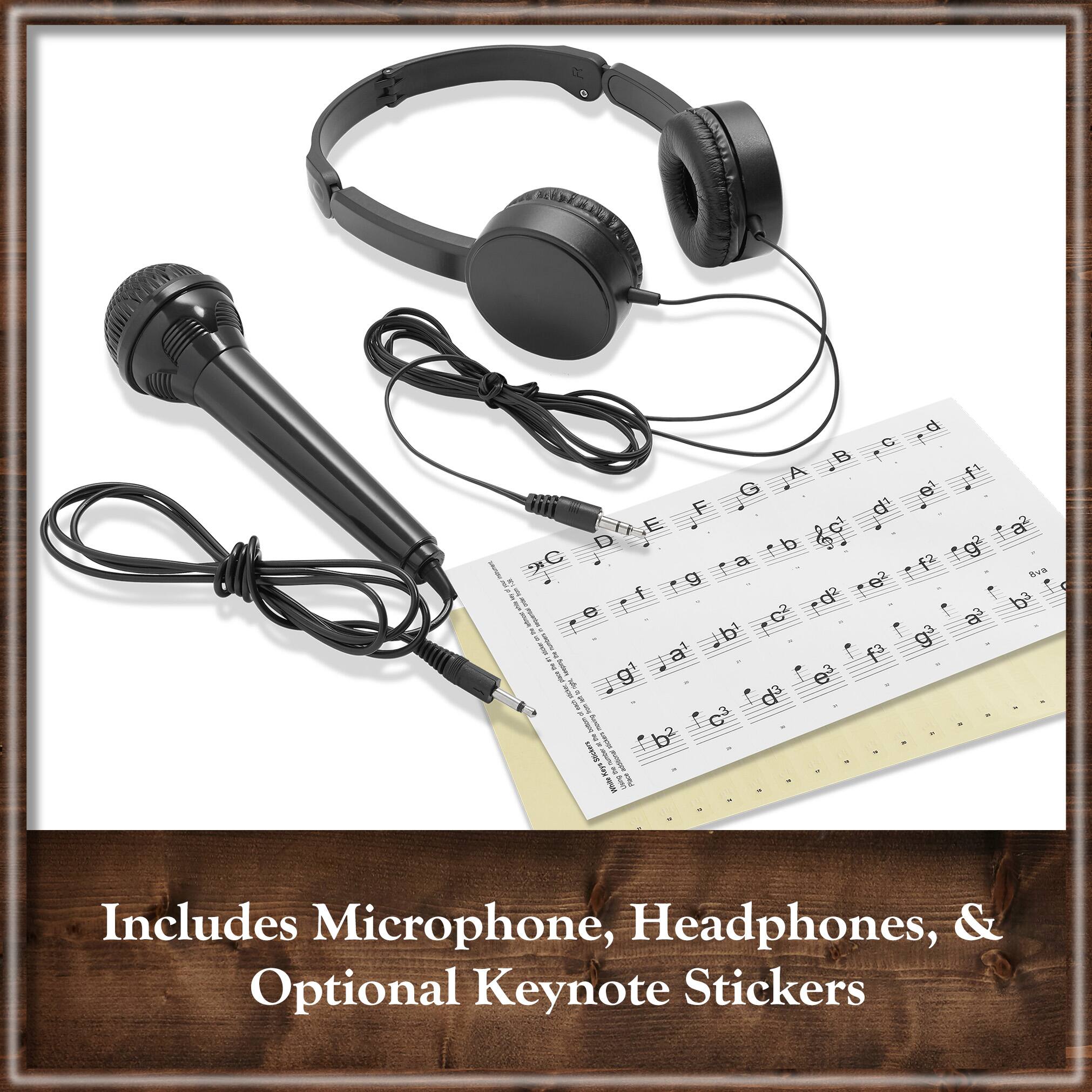 a B A G F d' E C D d 5 DC a g e' f d2 . e C2 b a f3 g e d 2 i b2 P e f2 g f1 g a a2 Bvs b2 - 1

Includes Microphone, Headphones, & Optional Keynote Stickers