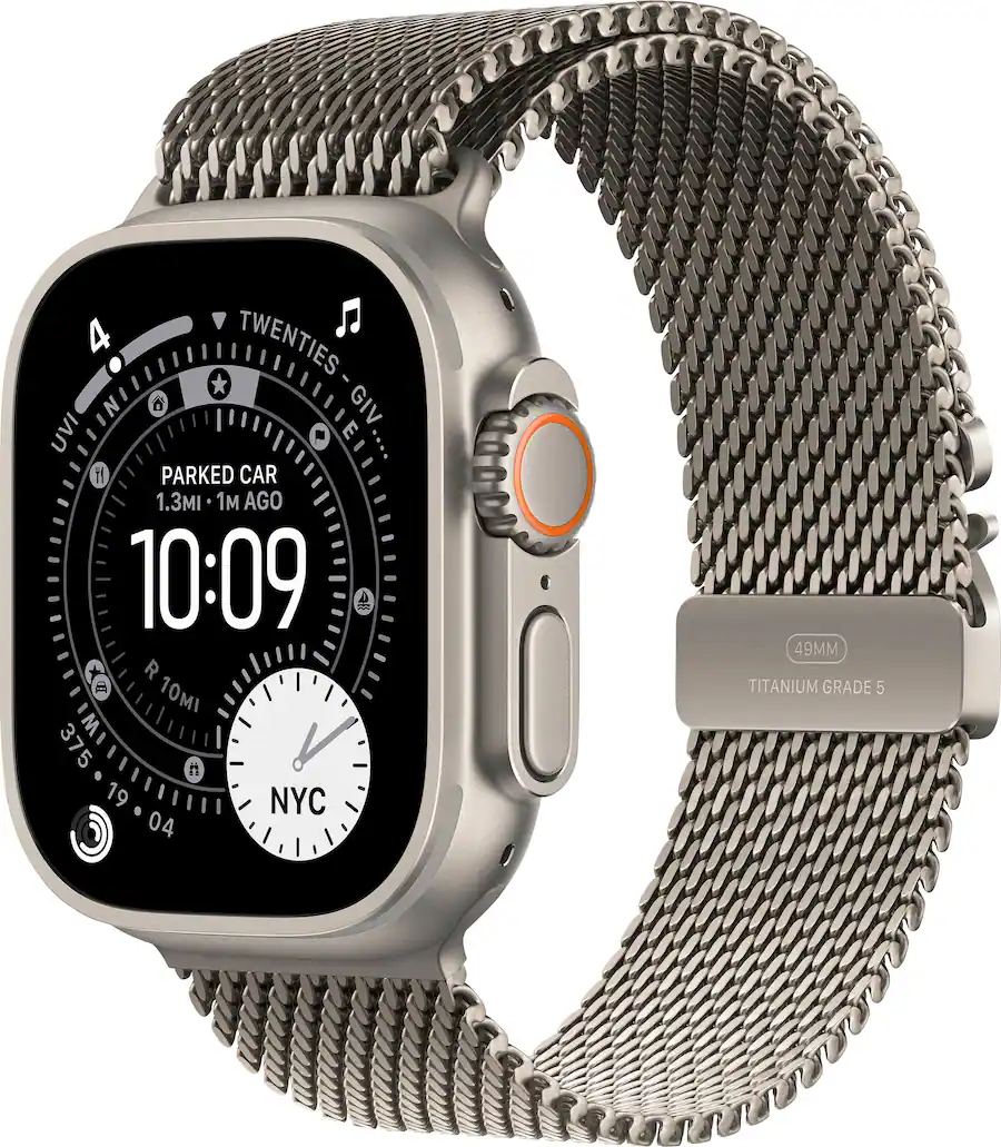 Trans Apple Watch Apple Watch Ultra 3 (GPS+Cellular) 49mm Titanium Case with Titanium ...