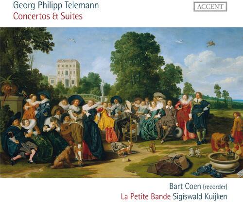Georg Philipp Telemann  
Concertos & Suites  

Bart Coen (recorder)  
La Petite Bande Sigiswald Kuijken  

ACCENT