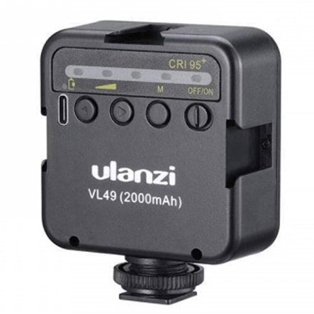 CRI 95 M OFF/ON  
ulanzi VL49 (2000mAh)