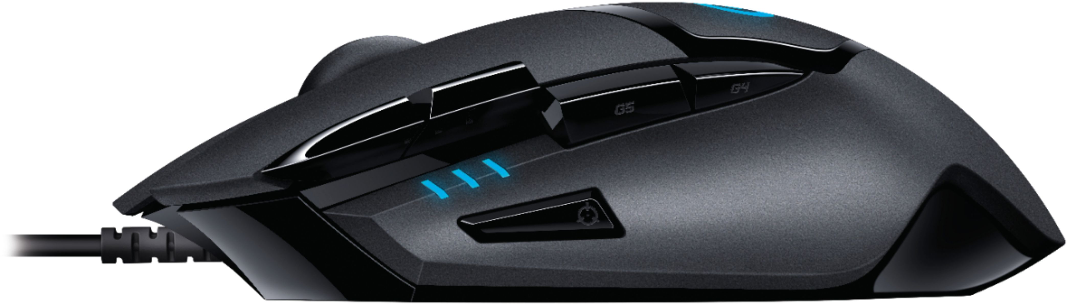 overholdelse hård spøgelse Logitech G402 Hyperion Fury Optical Gaming Mouse Black 910-004069 - Best Buy