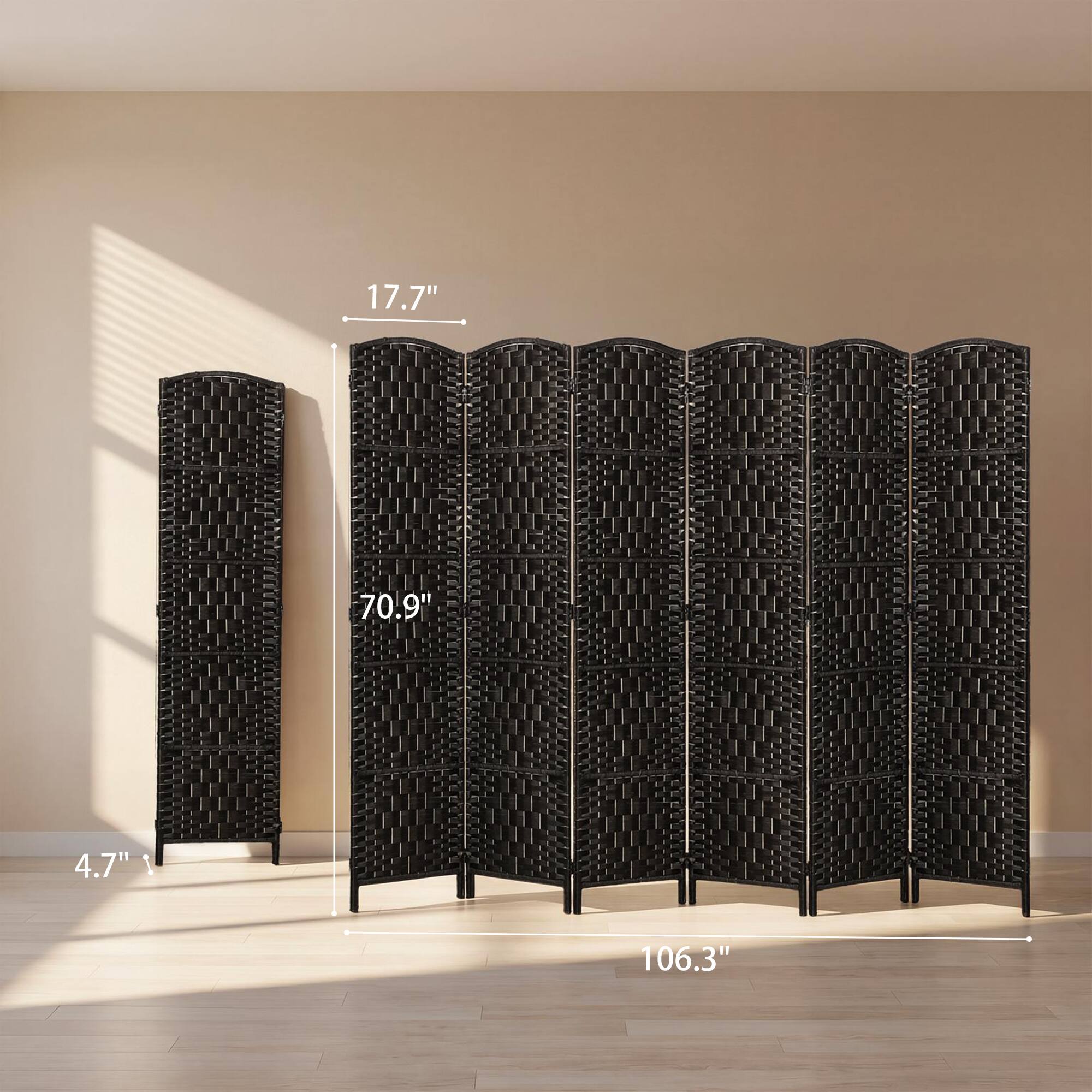 17.7" 70.9" 4.7" 106.3"