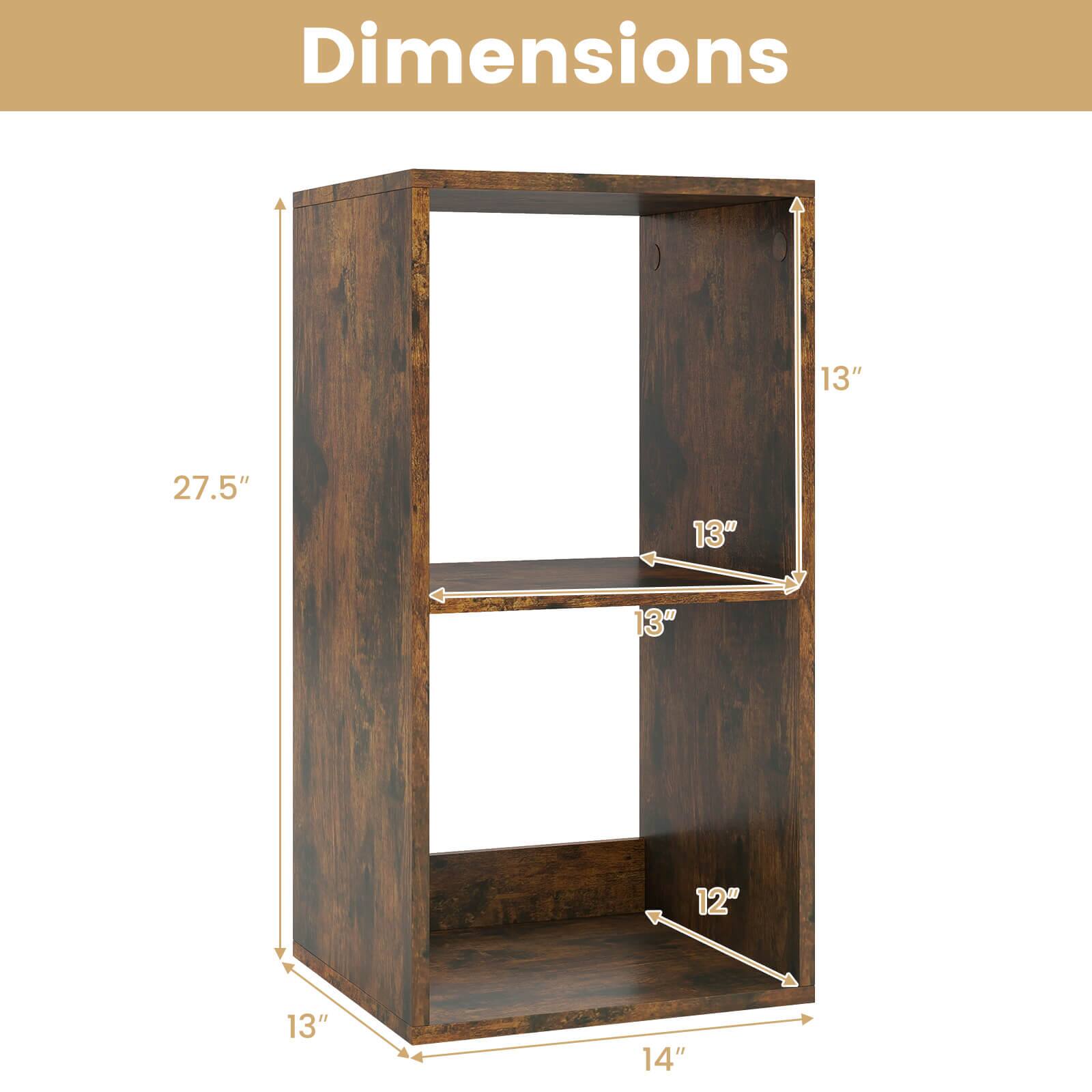 Dimensions: 13" x 27.5" x 13" x 13" x 12" x 13" x 14"