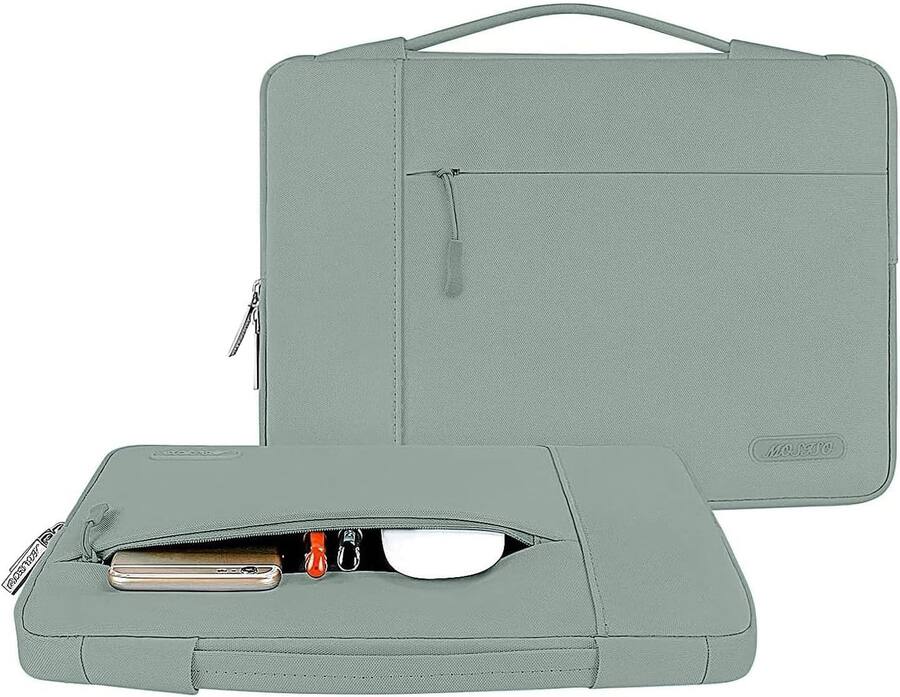 16 Inch Computer Sleeves mosiso 16 inch Laptop Sleeve with Handle, Slim Protective Case for 15 ...