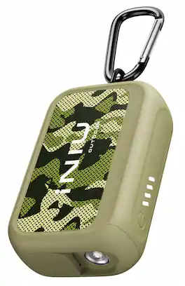 INIU - Outdoor 10000mAh IP67 Waterproof Power Bank Ultra Compact 45W Fast Charging - Camo Green