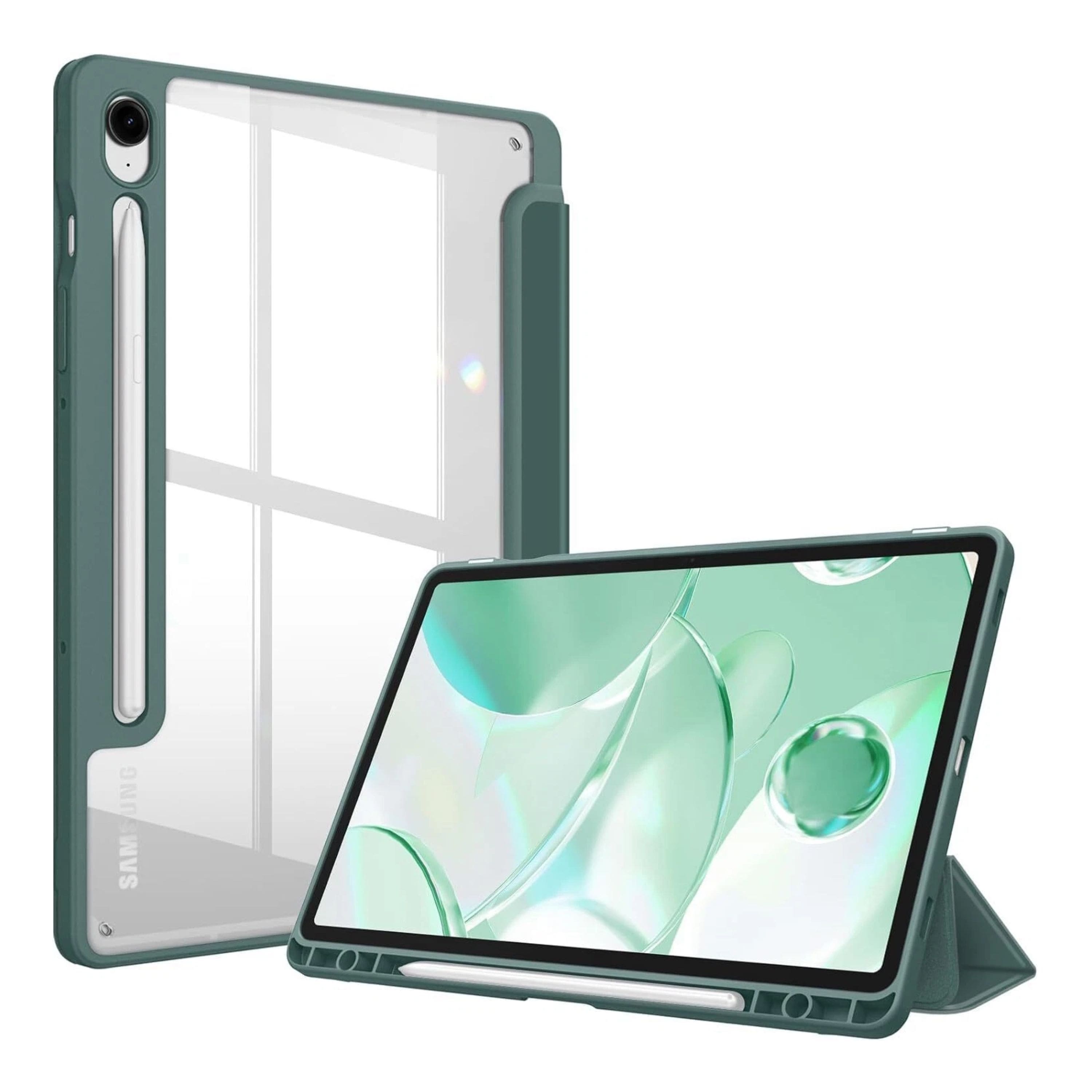 Kitcheniva - Transparent Back Cover Slim Case For Samsung Galaxy Tab S10 Lite / S10 FE - Midnight Green price history on PriceWatchPro