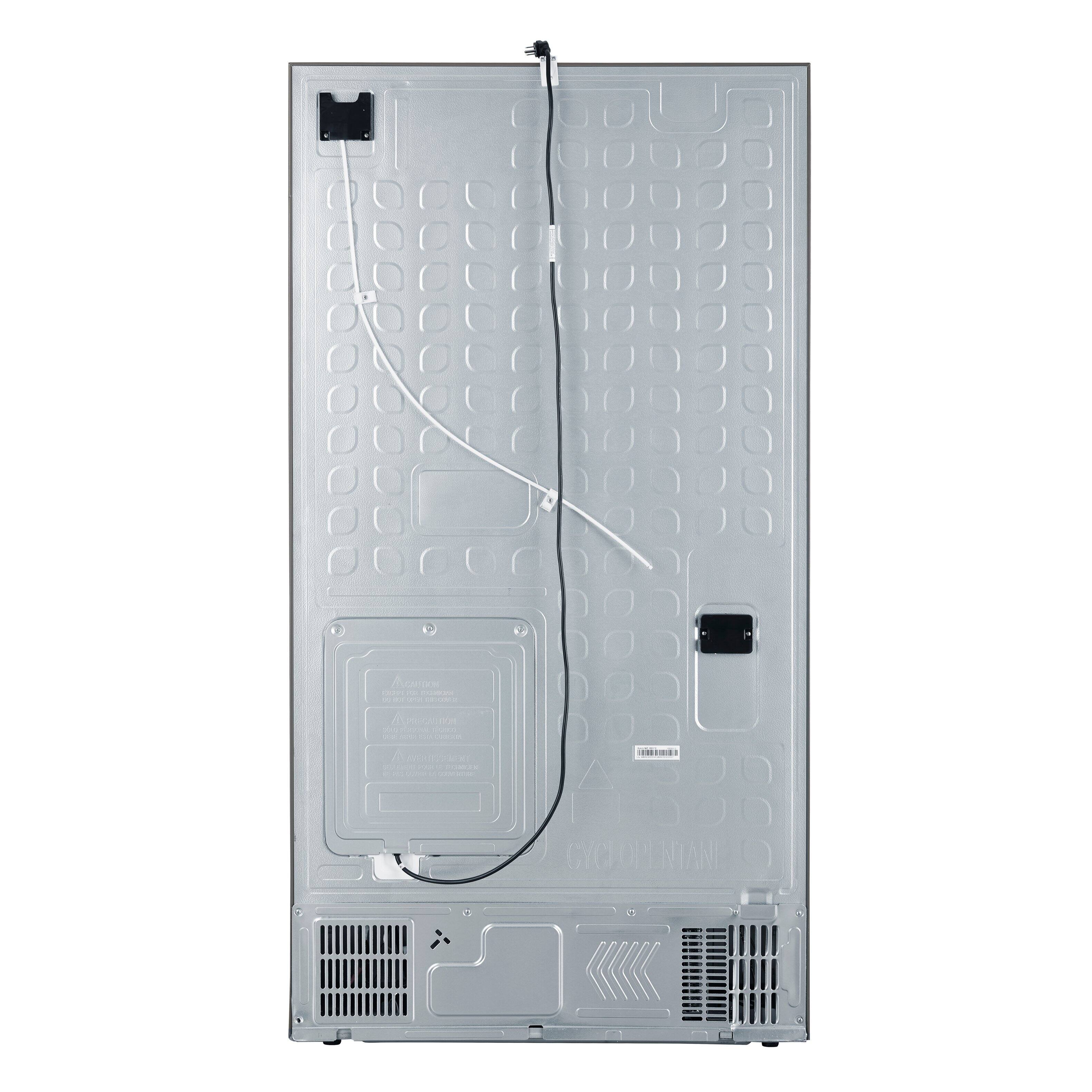 Back. Forno Appliances - Aosta 22.4 Cu. Ft. French Door Refrigerator with Automatic Ice Maker - Stainless Steel.