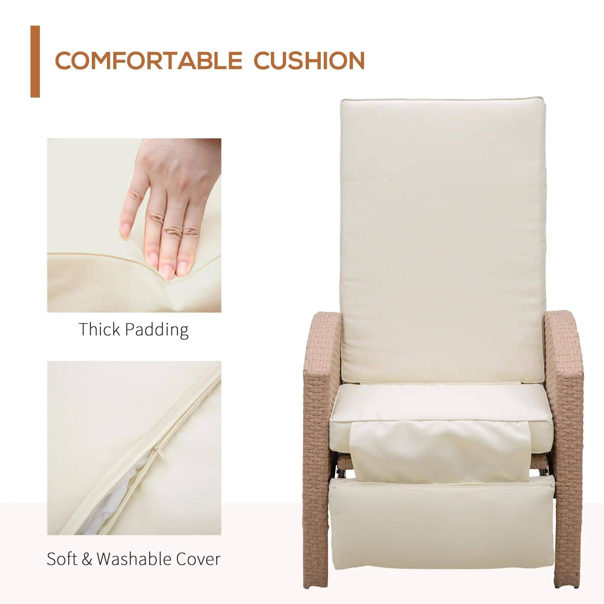 COMFORTABLE CUSHION
Thick Padding
Soft & Washable Cover