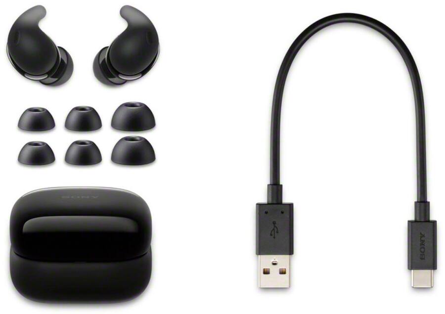 Sony LinkBuds Fit True Wireless Noise Canceling Earbuds Black Sony LinkBuds Fit True Wireless Noise Canceling Earbuds Black