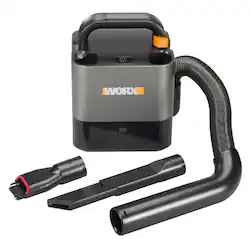 WORX - 20V Power Share Cordless Cube Vac Compact Vacuum w/ Battery & Charger, HEPA Filtering System, High & Low Speed, 4ft Hose - Black - Front_Zoom