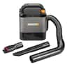 WORX - 20V Power Share Cordless Cube Vac Compact Vacuum w/ Battery & Charger, HEPA Filtering System, High & Low Speed, 4ft Hose - Black
