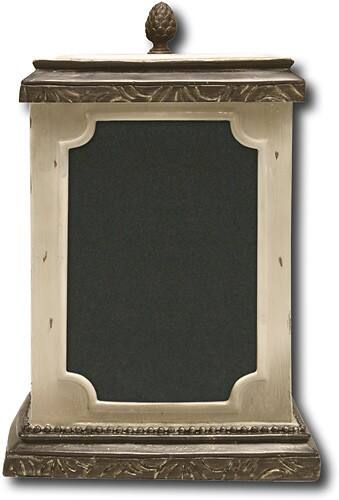 Front Standard. Acoustic Research - Home Decor Transitional Vertical Box Satellite Speaker Cover - White/Brown.