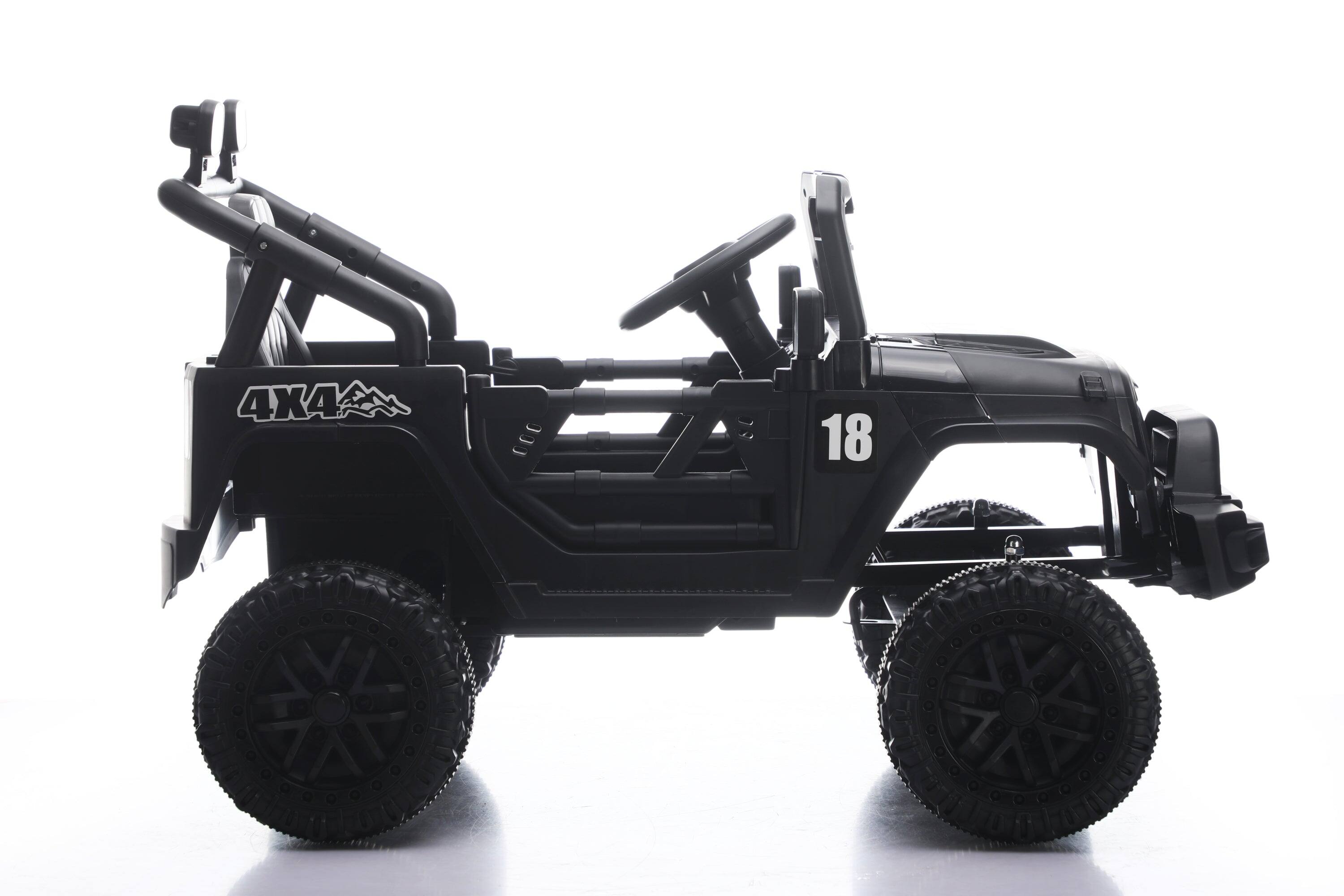 Alt View 2. BreeBe - ride car 3-5  BLACK - Black.