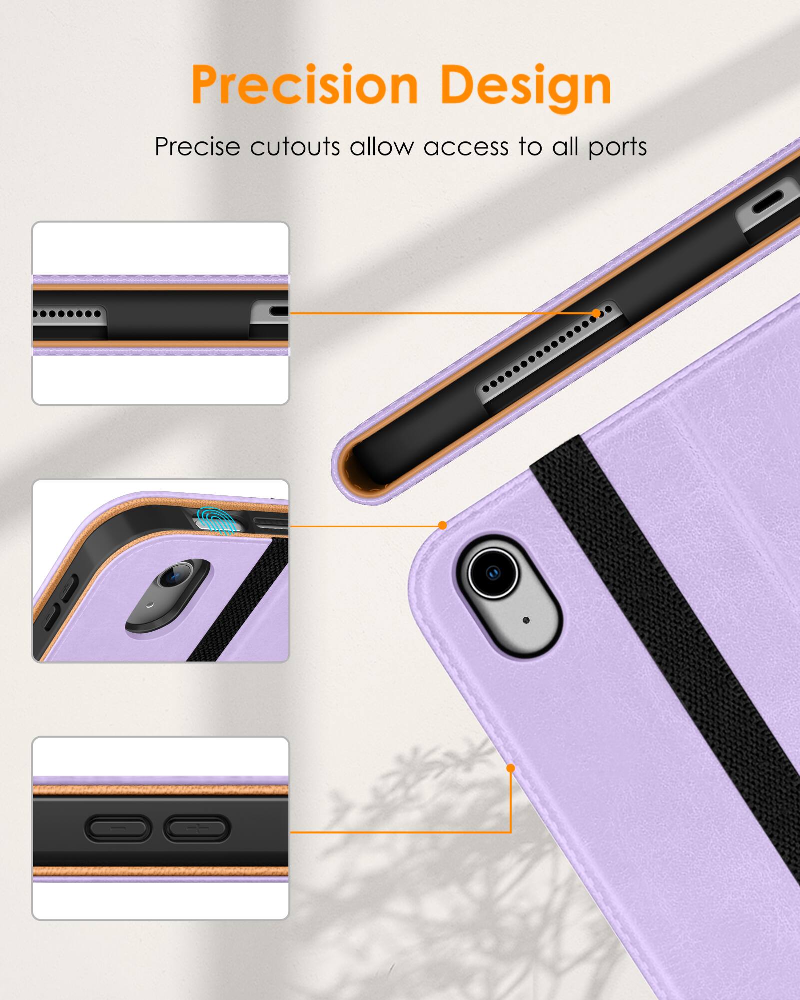 Precision Design  
Precise cutouts allow access to all ports