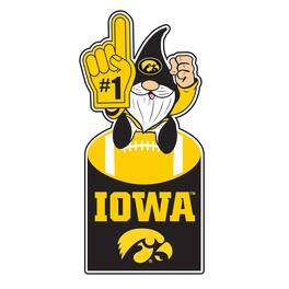 Evergreen Enterprises - Iowa Hawkeyes 30" Metal Gnome 3-in-1 Outdoor Yard Sign - Multicolor