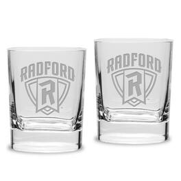 Jardine - Radford Highlanders 11.75oz. Square Double Old Fashioned Glass Set - Multicolor